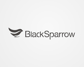 Vector Logo Design - Balck Sparrow