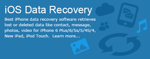 Best iPhone data recovery software retrieves lost or deleted data like contact, message, photos, video for iPhone 6 Plus/6/5s/5/4S/4, New iPad, iPod Touch.