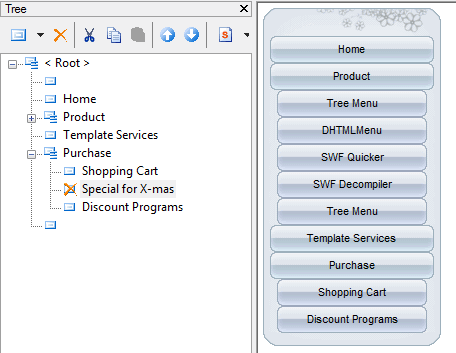 Sothink Tree Menu