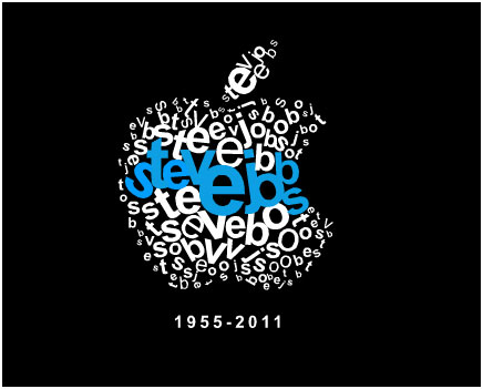 steve jobs apple logo