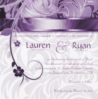 wedding invitaion - printing